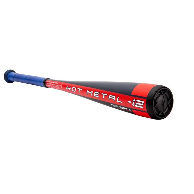 Mizuno B21-Hot Metal - Big Barrel Tee Ball Usa Baseball Bat (-12) Youth - Boys Size 25 Inches In Color Navy-Red (5110)