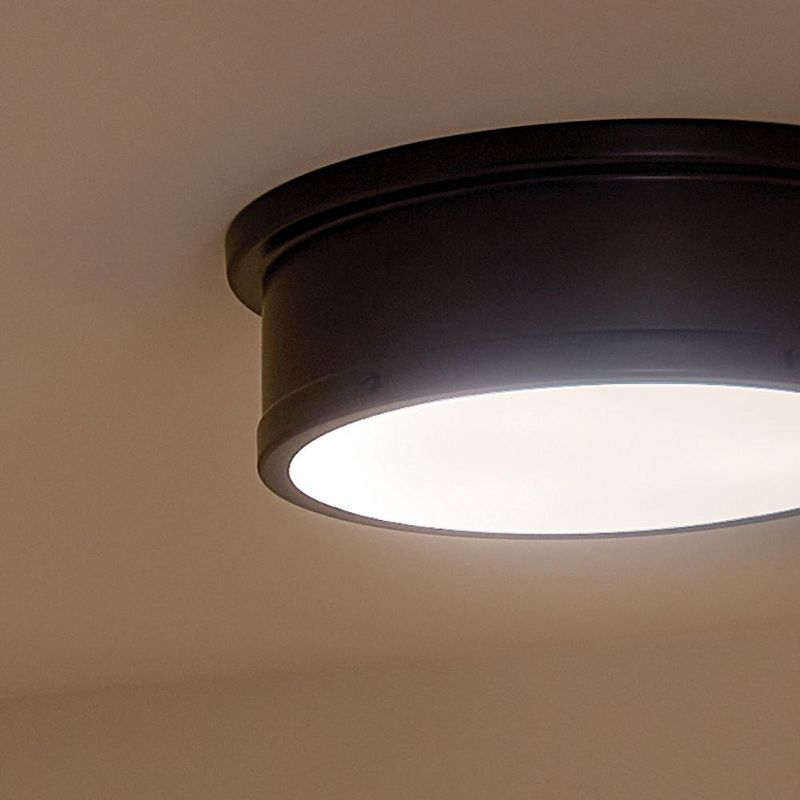 Kichler Lighting Serca 3 - Light Flush Mount in  Black