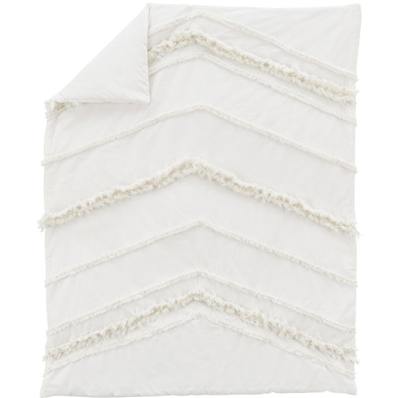 Sweet Jojo Designs Boy or Girl Gender Neutral Unisex Baby Crib Bedding Set - Bohemian Fringe Collection 4pc