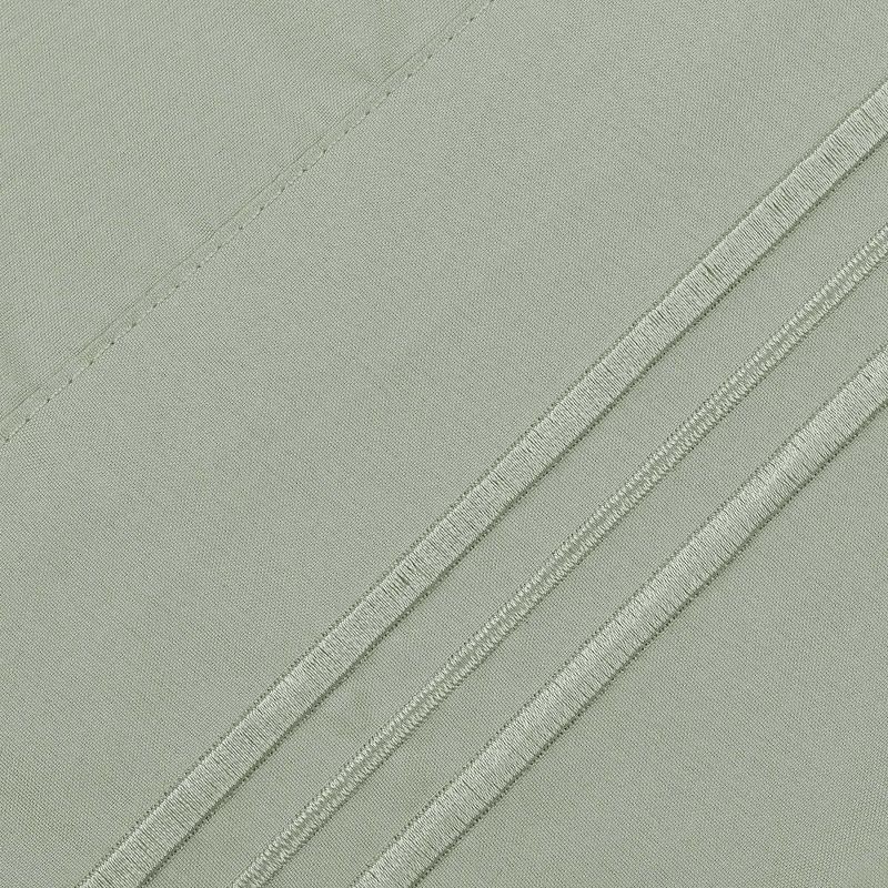 Mellanni Brushed Microfiber Pillowcase Set of 2, King, Spa Mint