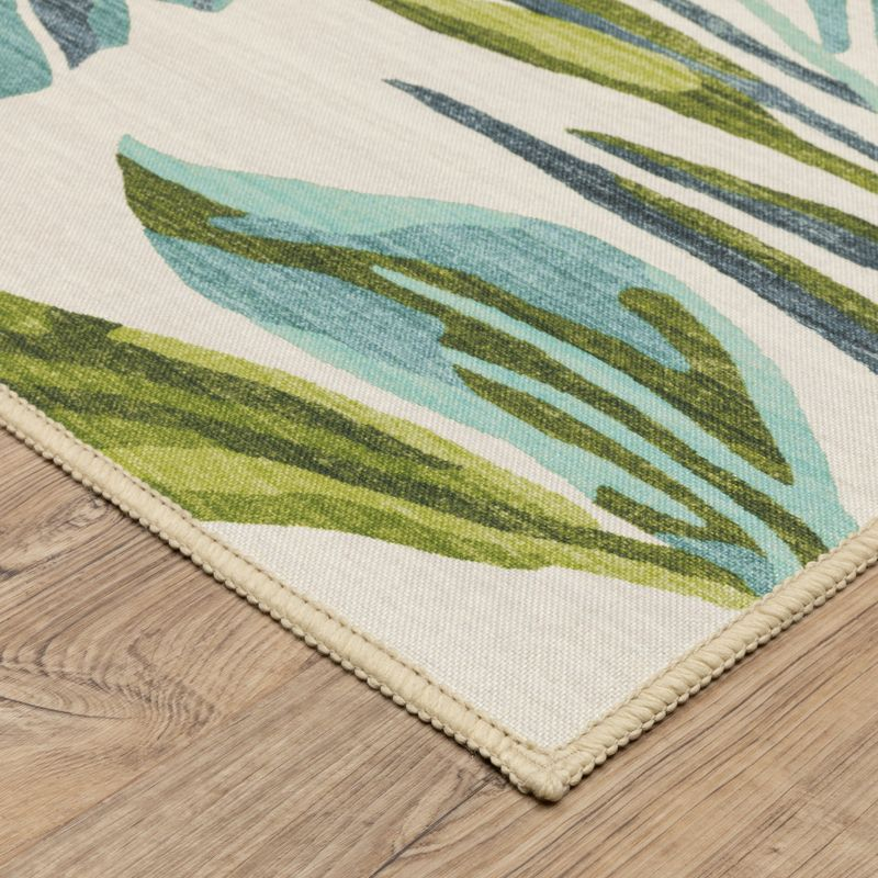 Oriental Weavers Fiji FIJ08 Beige/ Multi Indoor/Outdoor Area Rug - 5' x 7'
