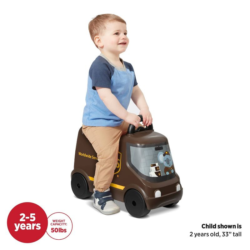 Radio Flyer UPS Delivery Truck Ride-On