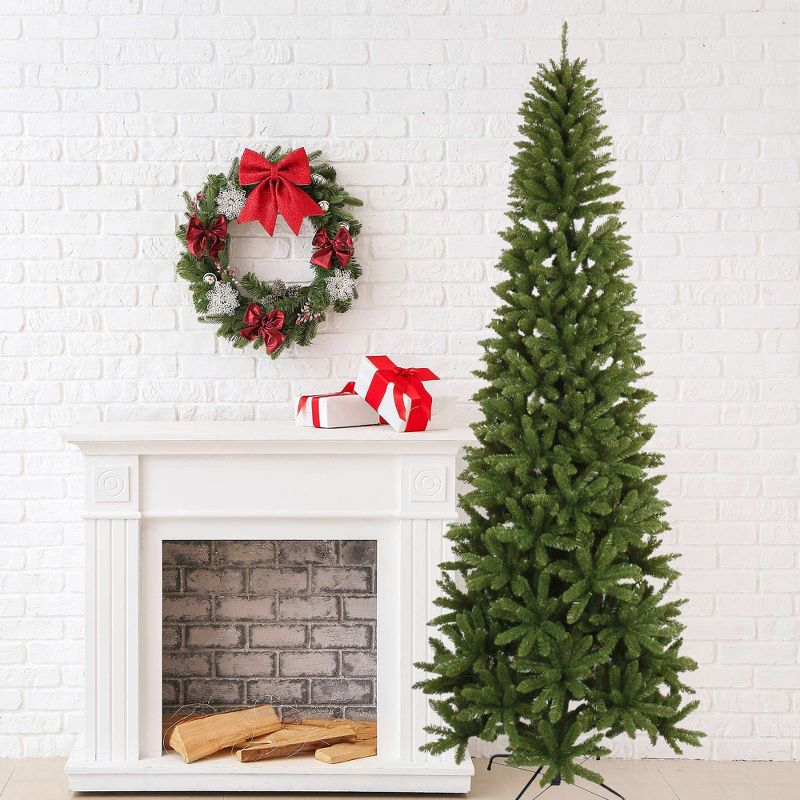 Santa's Workshop Inc. 108" Slim Tree, 1302 Tips