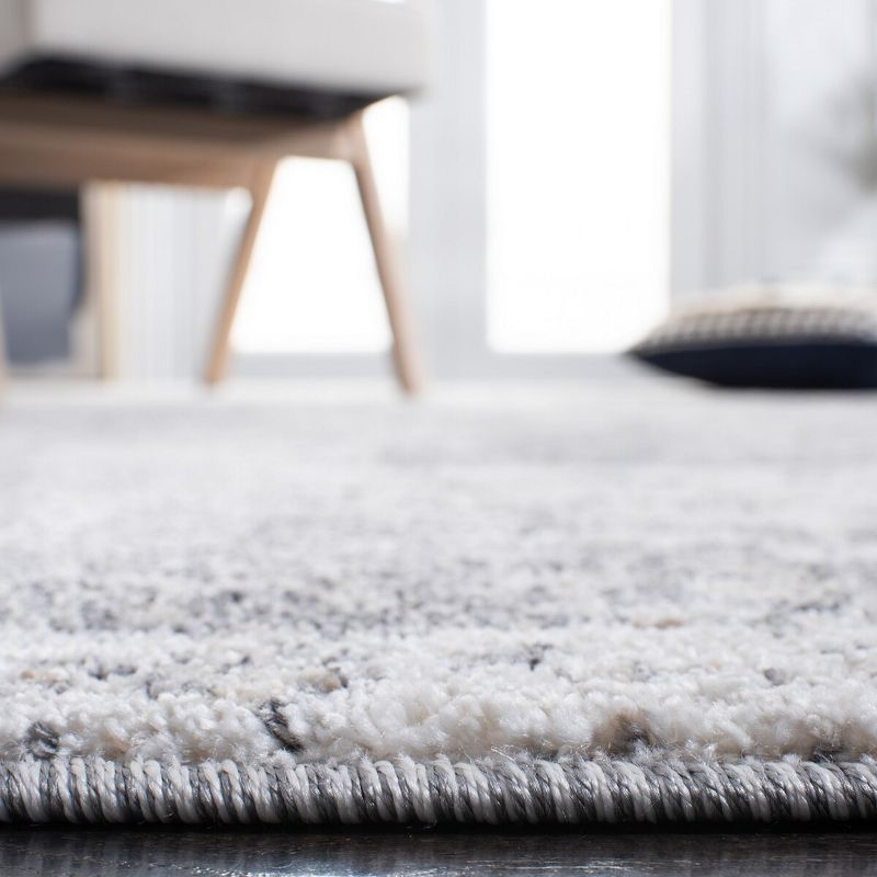 Aston ASN705 Power Loomed Indoor Area Rug - Grey/Ivory - 9'x12' - Safavieh