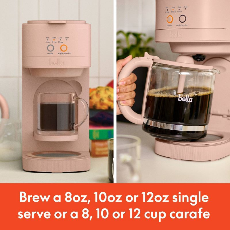 bella VersaBrew 2-in-1 Coffee Maker Blossom