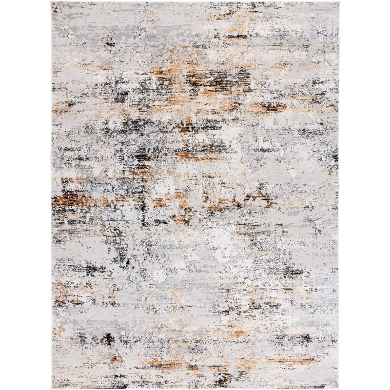 Amalfi AMF572 Power Loomed Indoor Area Rug - Creme/Gold - 8'x10' - Safavieh