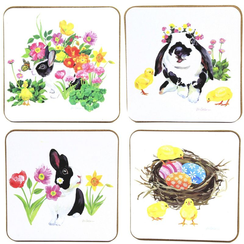 The Holiday Aisle® Easter Garden Coasters Set Of 4