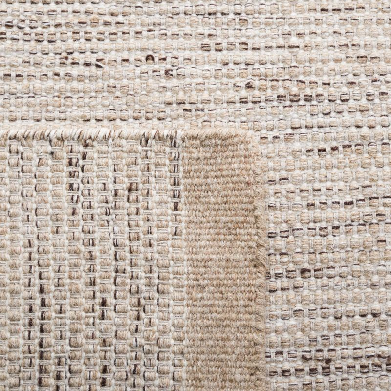 Vermont VRM807 Hand Woven Indoor Area Rug - Beige/Ivory - 4'x6' - Safavieh