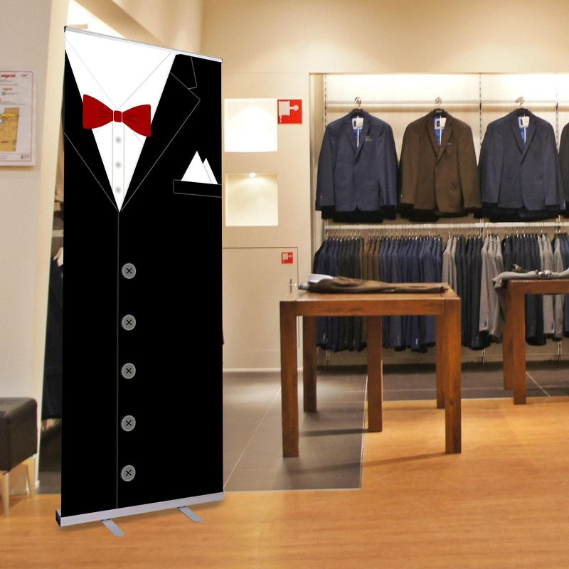 Yescom 2x Economy 33"x79" Retractable Roll Up Banner Stand Trade Show Display