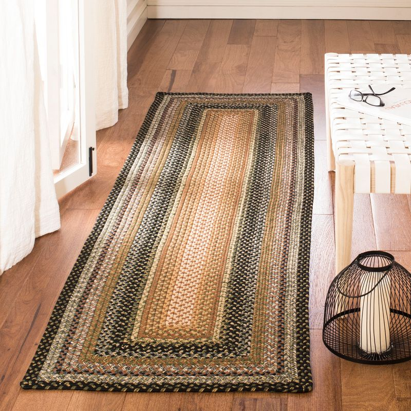 Braided BRD308 Hand Woven Runner Rug - Multi - 2'3"x6' - Safavieh.