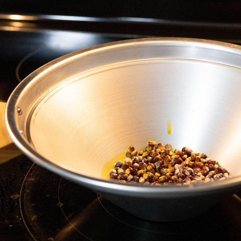 Atom Popcorn Popper - Pop Corn Easily on your Stovetop, Aluminum, Makes 2.5 Quarts