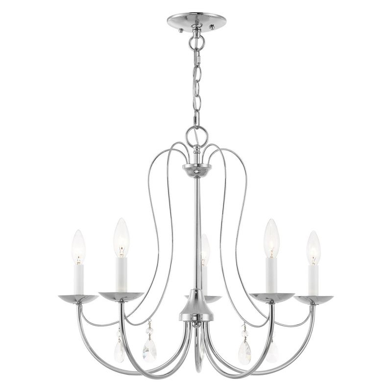 Livex Lighting Mirabella 5 - Light Chandelier in  Polished Chrome