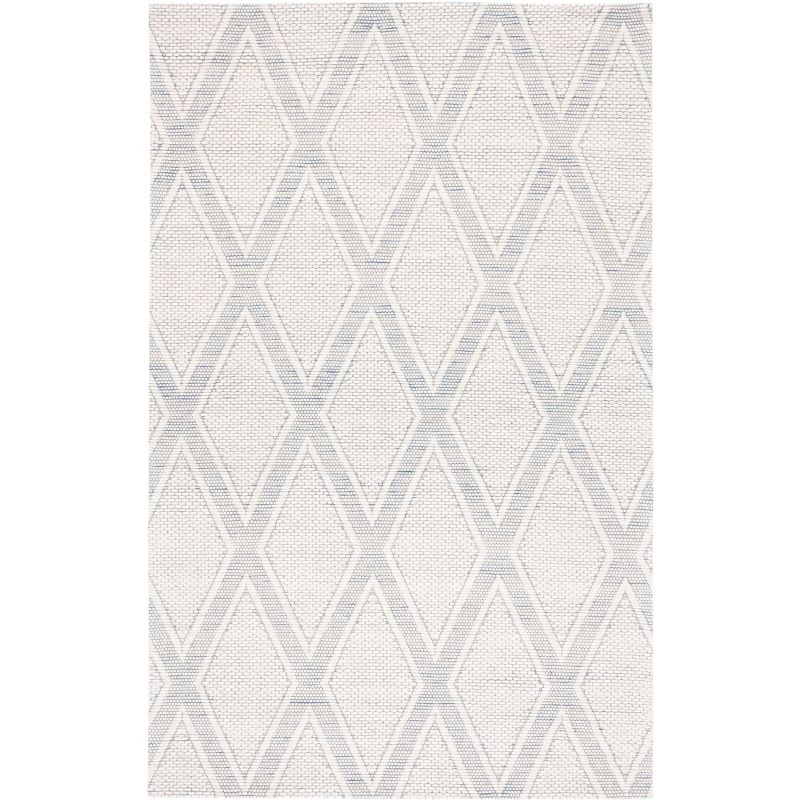 Marbella MRB326 Hand Woven Area Rug - Navy/Ivory - 4'x6' - Safavieh.