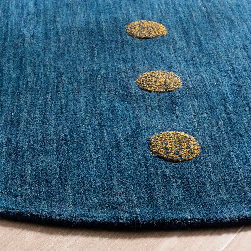 Himalaya HIM590 Handmade Area Rug - 6'x6' - Blue - Safavieh