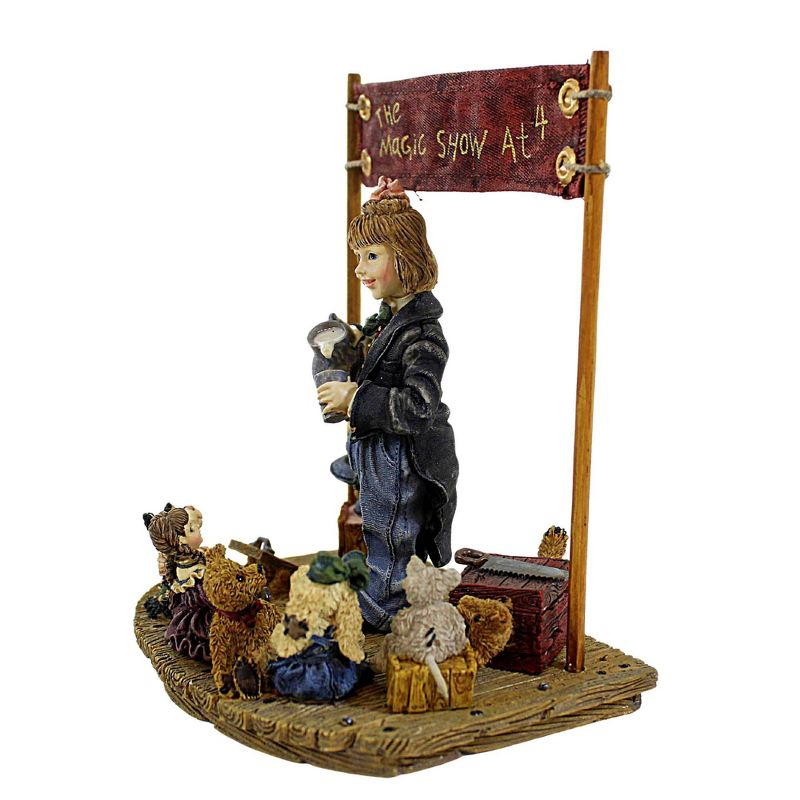Boyds Bears 6.5 Inch The Amazing Bailey Magic Show Limited Edition Dollstone Figurines
