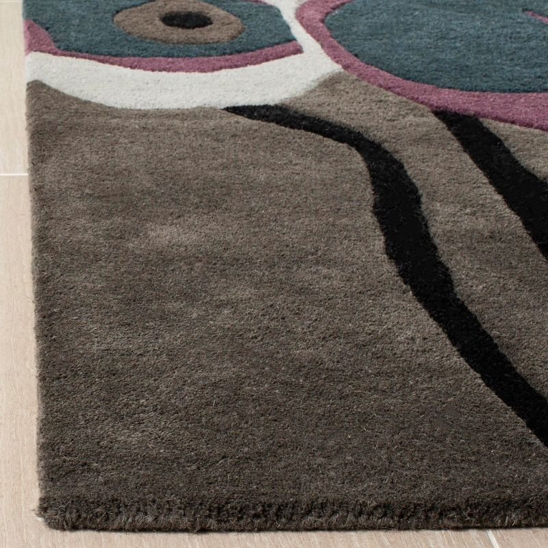 Soho SOH853 Hand Tufted Accent Rug - Grey/Blue - 2'x3' - Safavieh.