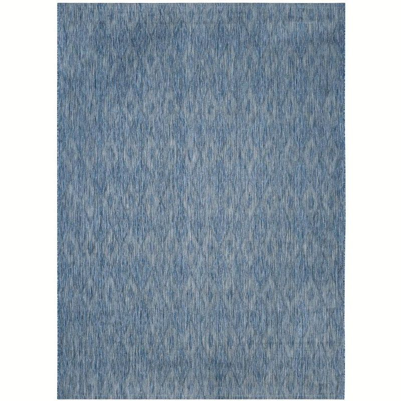 Courtyard CY8522 Power Loomed Indoor and Outdoor Area Rug - Navy/Navy - 8'x11' - Safavieh