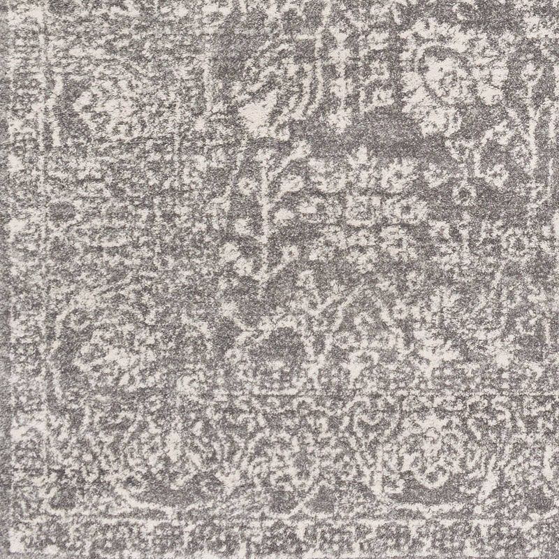 Livabliss 9'x12'6" Tree of Life Traditional Rugs Charcoal: Stain & Fade-Resistant, Medium Pile, Indoor Use