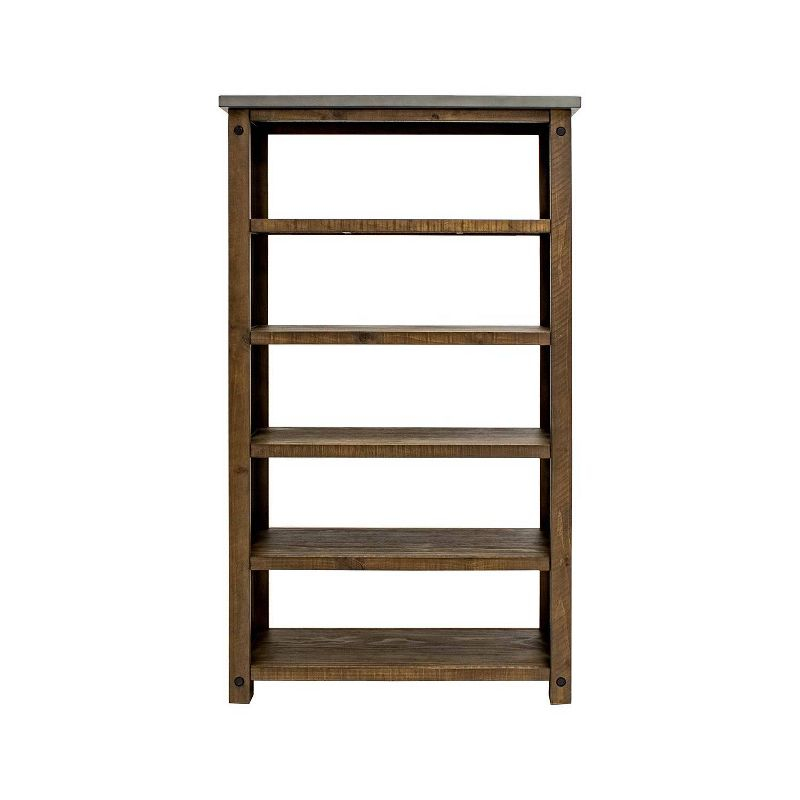 72&#34; Jasper Open Bookcase Brown - Martin Furniture