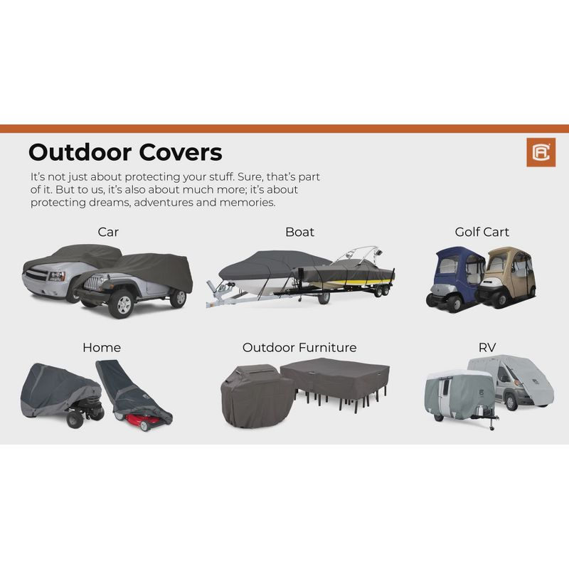 19"x19" 2pc Outdoor Seat Cushion Set Khaki - Classic Accessories: Water-Resistant, Tufted, Hand Washable