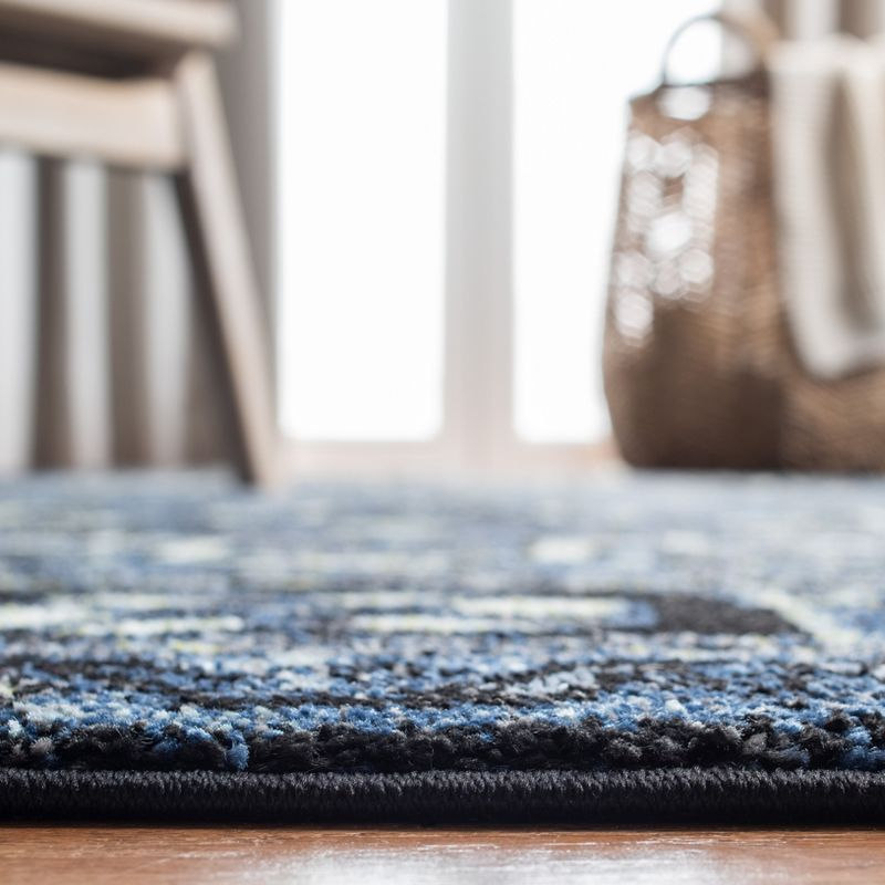 Vintage Hamadan VTH211 Power Loomed Area Rug - Blue/Grey - 6'7"x9' - Safavieh.
