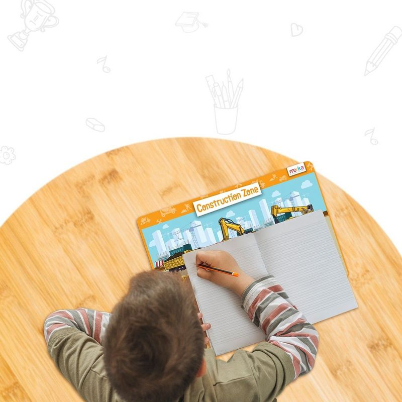 merka Kids Placemat Educational Placemats For Toddlers Kids Placemats For Dining Table Set Of 4 Wipeable Silicone