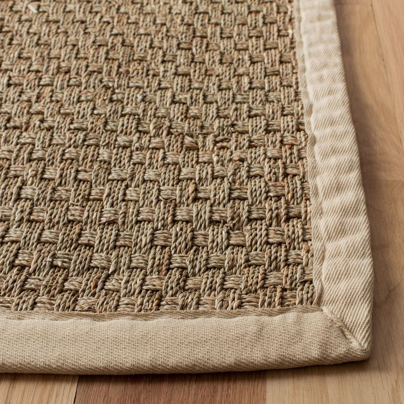 Natural Fiber NF114 Power Loomed Indoor Area Rug - Natural/Ivory - 8'x8' - Safavieh.
