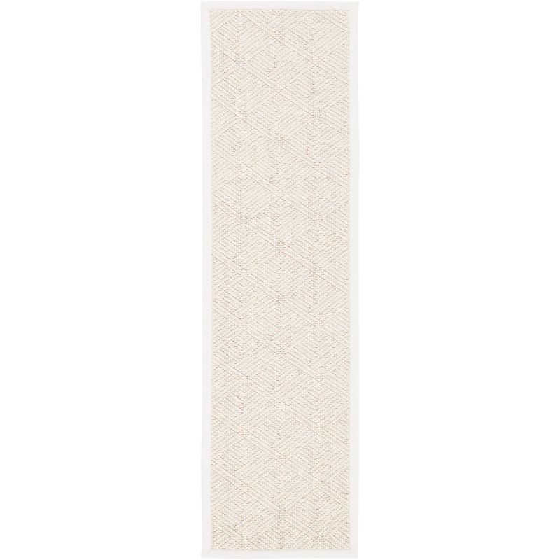 Natural Fiber NF483 Power Loomed Runner Rug - Ivory - 2'x12' - Safavieh.
