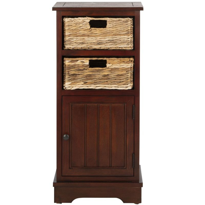 Connery Cabinet - AMH5742 - Cherry - Safavieh Couture