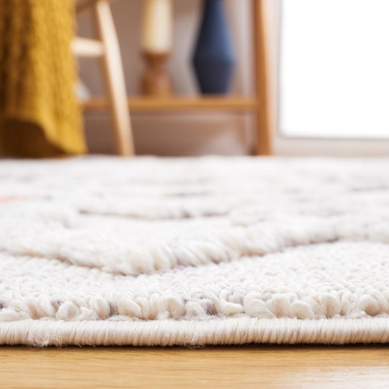 Marrakesh MRK568 Power Loomed Area Rug - Grey/Light Grey - 6'7"x6'7" - Safavieh.