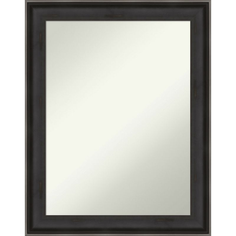 Amanti Art Allure Charcoal Non-Beveled Wood Wall Mirror 28.5 x 22.5 in.