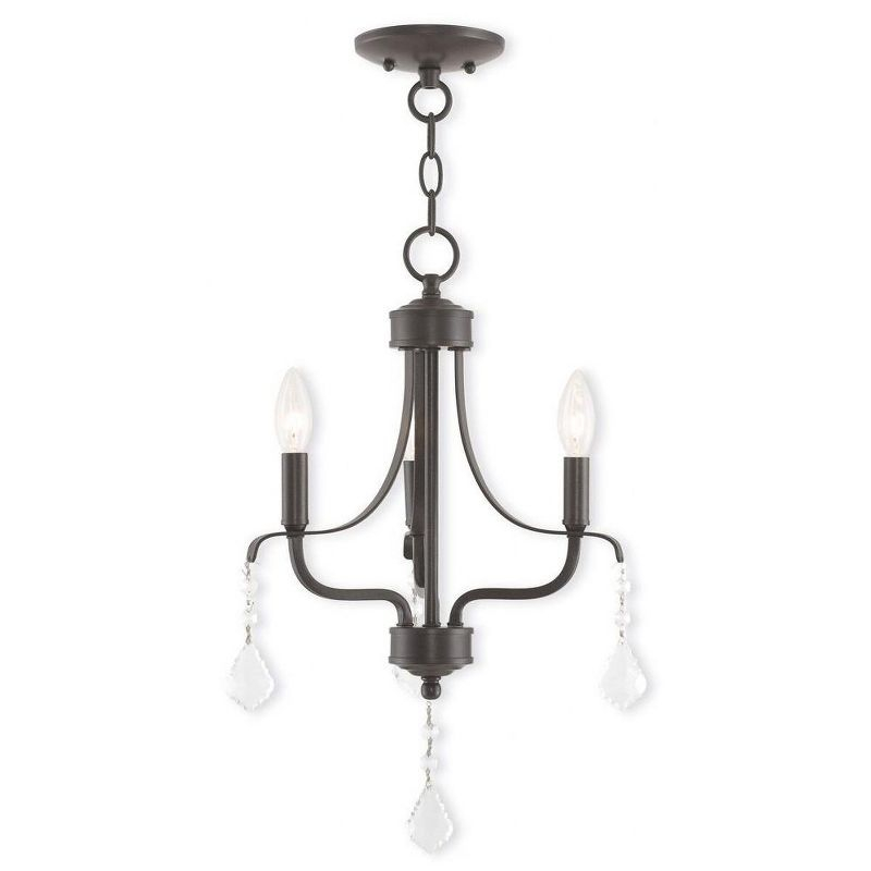 Livex Lighting Callisto 3 - Light Chandelier in  Brushed Nickel