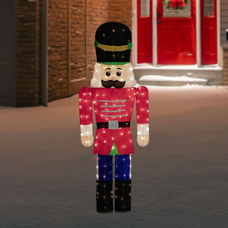 Northlight Lighted Toy Soldier Outdoor Christmas Decoration - 72" - Warm White