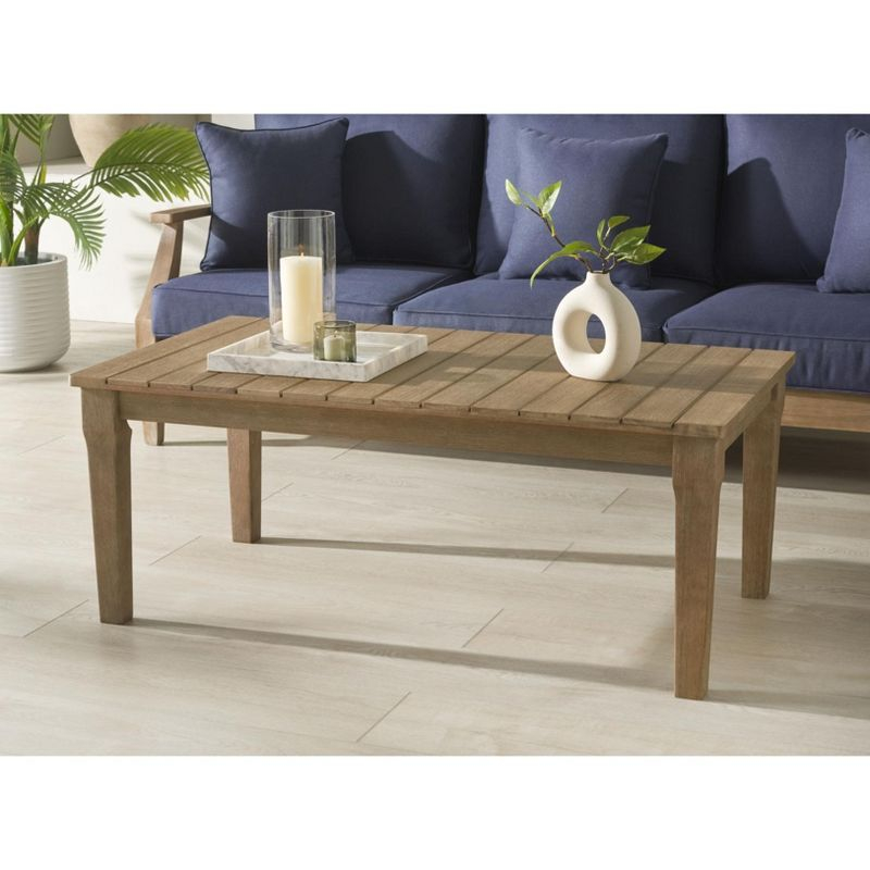 Martinique Patio Coffee Table - Indoor/Outdoor - CPT1014 - Natural - Safavieh