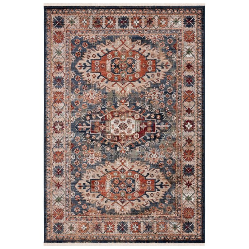 Vintage Persian VTP645 Power Loomed Area Rug - Cream/Rust - 5'3"x7'7" - Safavieh.