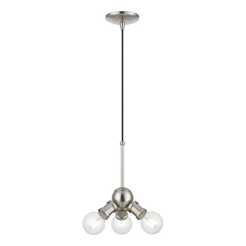 Livex Lighting Lansdale 3 - Light Pendant in  Brushed Nickel