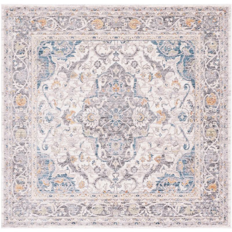 Olympia OPA206 Power Loomed Indoor Area Rug - 6'x6' - Grey/Ivory - Safavieh
