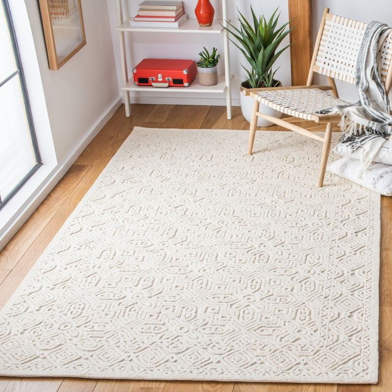 Textural TXT101 Hand Tufted Area Rug - Ivory - 8'x10' - Safavieh.