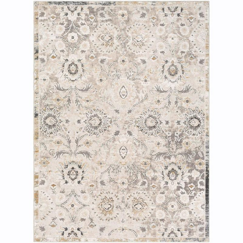 Mark & Day Schipborg 6'7"x9'6" Rectangle Woven Indoor Area Rugs Metallic Gold