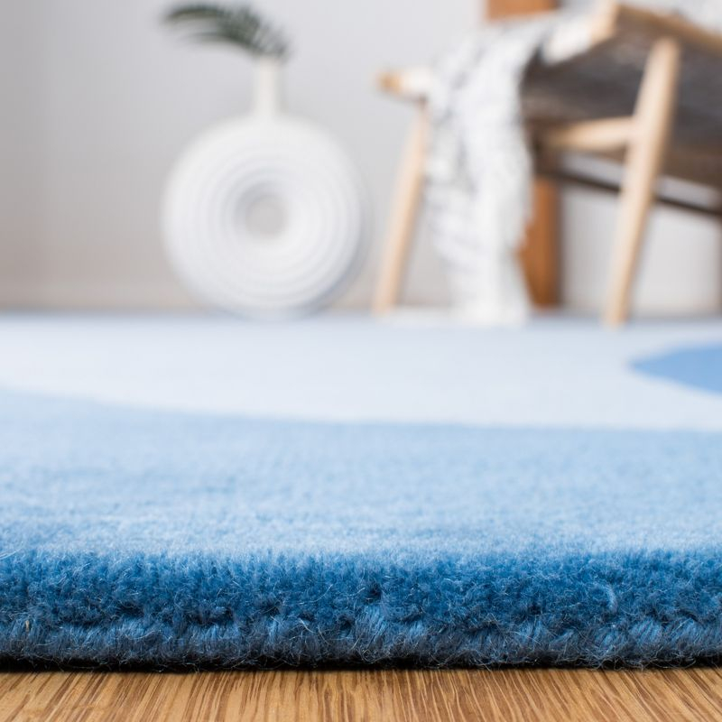 Fifth Avenue FTV117 Hand Tufted Indoor Area Rug - Blue - 9'x12' - Safavieh