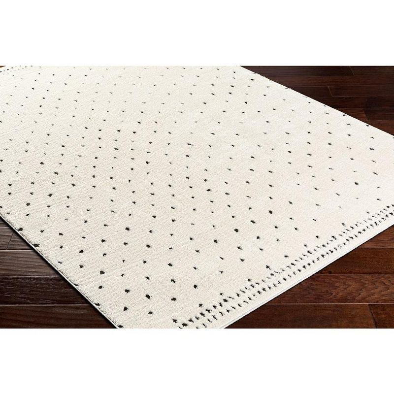 Mark & Day Monisha 2'8"x7'3" Runner Woven Indoor Area Rugs Ivory/Black