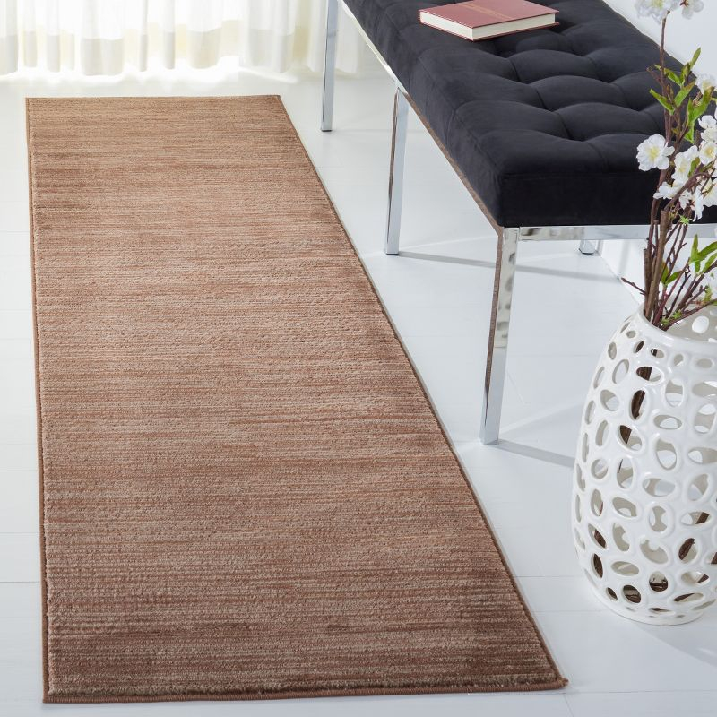 Vision VSN606 Power Loomed Indoor Runner Rug - Brown - 2'2"x6' - Safavieh