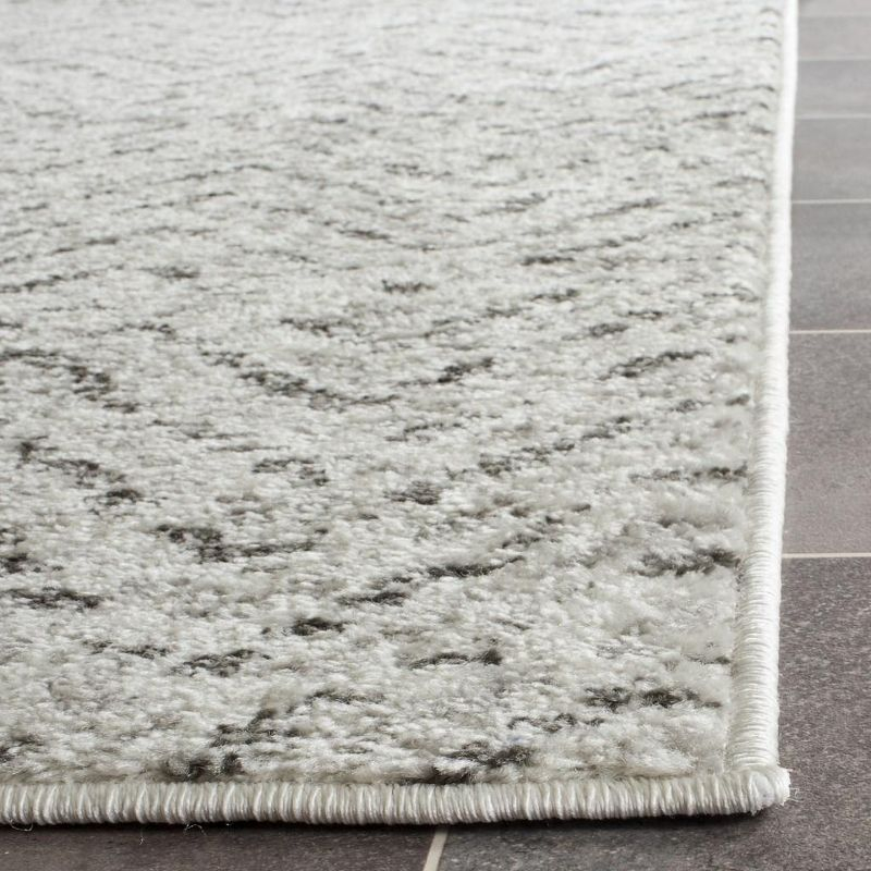Adirondack ADR104 Power Loomed Runner Rug - Ivory/Charcoal - 2'6"x8' - Safavieh.