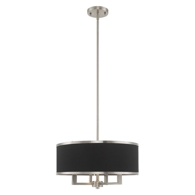 Livex Lighting Park Ridge 4 - Light Chandelier in  Brushed Nickel