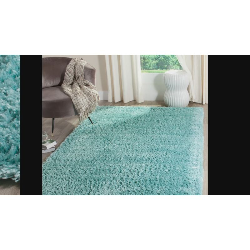 Indie Shag SGI320 Power Loomed Indoor Area Rug - Dark Grey - 5'1"x7'6" - Safavieh.