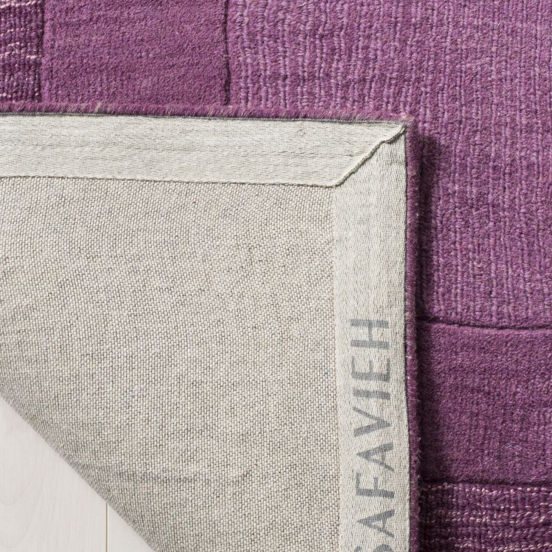 Impressions IM821 Hand Loomed Area Rug - Fuchisa/Purple - 6'x6' - Safavieh