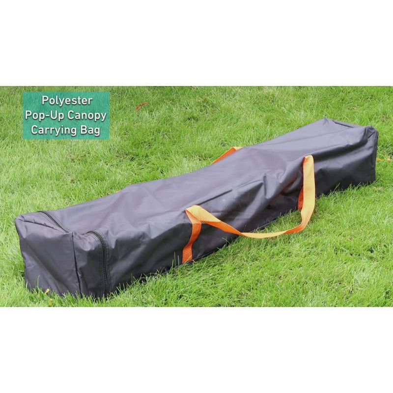 Sunnydaze Standard Pop-Up Canopy 120D Polyester Carrying Bag - Black