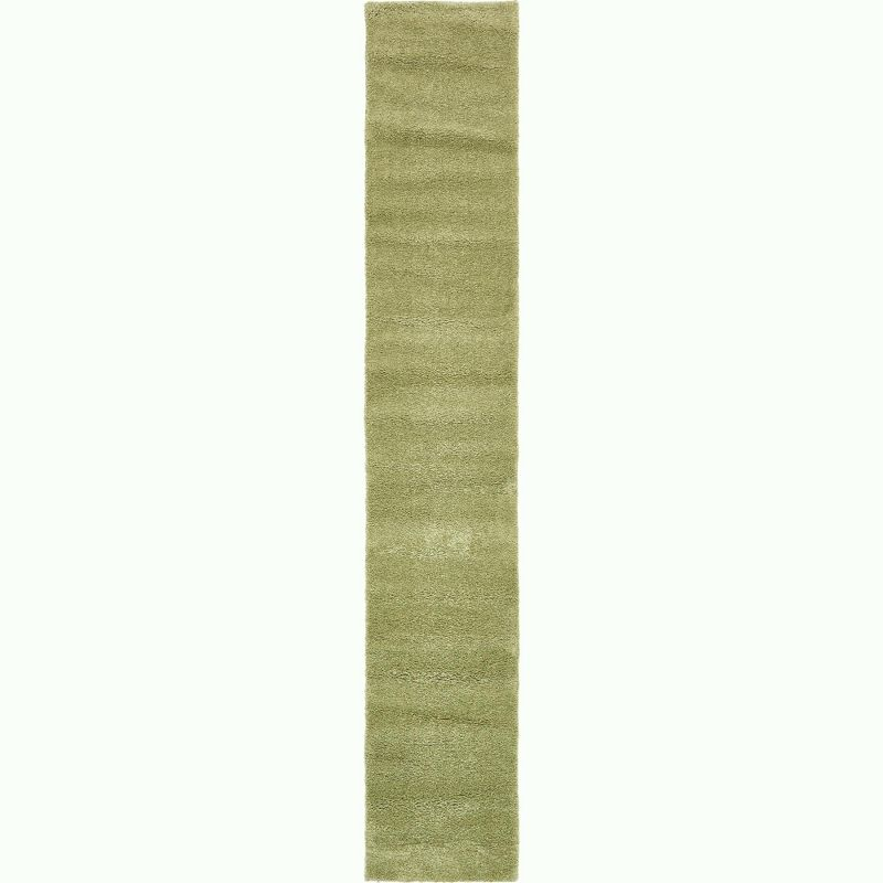 Unique Loom 2' 2 x 13' 0 Solo Calabasas Light Green Area Rug