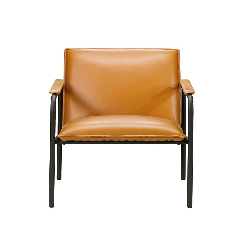 Sauder Boulevard Café Metal Lounge Chair Camel Finish