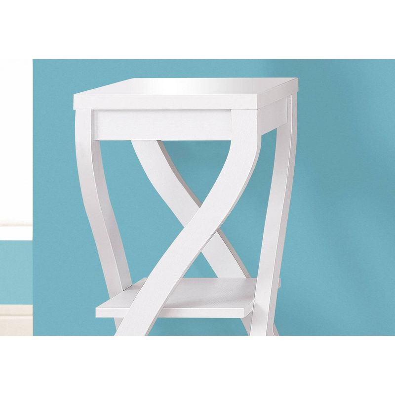 End Table White - EveryRoom: Rectangle Accent Table for Living Room, Adult Assembly, MDF Composite
